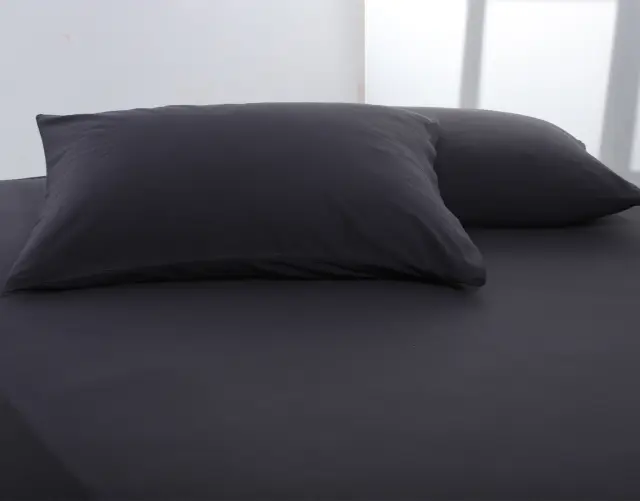 Ζευγάρι μαξιλαροθήκες jersey (50cm x 70cm) dark grey - -