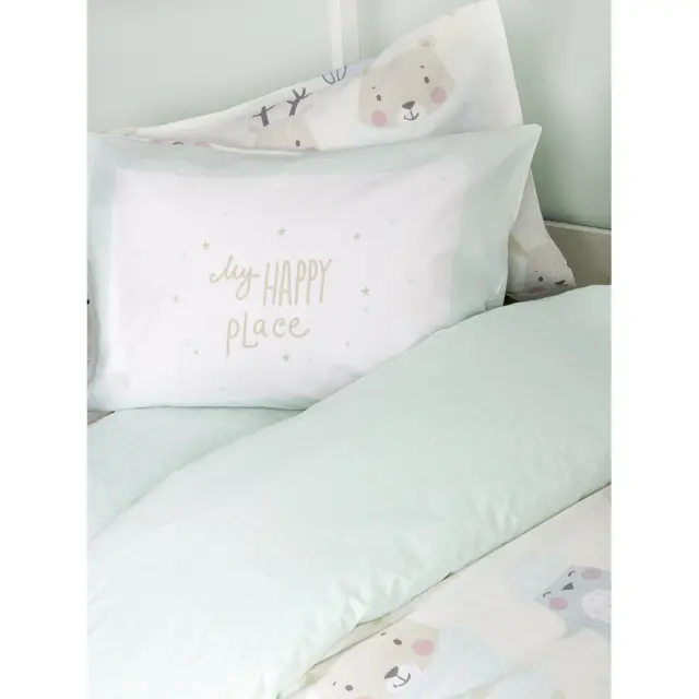 Σετ Σεντόνια 170x255 Μονά Nima Happy Place Multicolor 100% βαμβακερόΧωρίς Λάστιχο 2