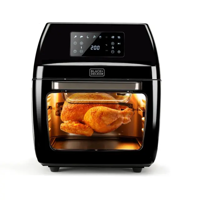 Black + Decker Φουρνάκι και Φριτέζα Αέρος BXAFO1200E - 1700W