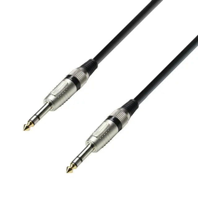 Adam Hall K3BVV0090 3Star Series Καλώδιο Audio 1/4 Stereo Jack - 1/4 Stereo Jack 0,9m Μαύρο