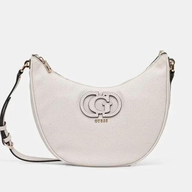 Guess - Γυναικεία Τσάντα Ώμου Silvye Bucket Bag HWBG9536020-OFF Εκρού