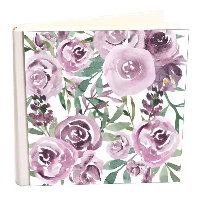 Άλμπουμ my album floral 42 άλμπουμ με ριζόχαρτο 35x35cm και κουτί άλμπουμ