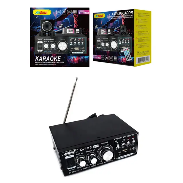 Andowl Τελικός Ενισχυτής Hi-Fi Stereo Q-T110 Max - Karaoke Reverberation Power Amplifier 075766