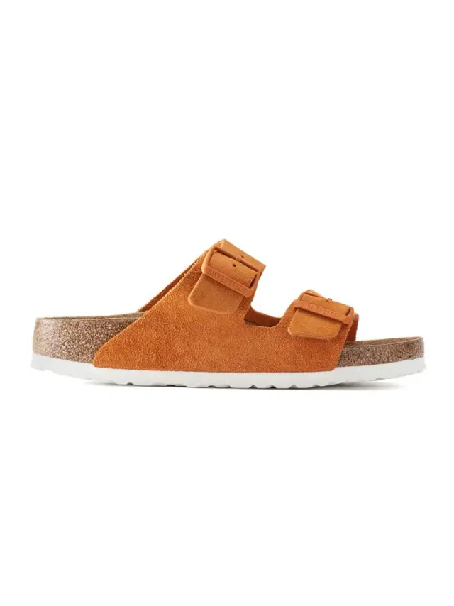 Birkenstock Πέδιλα Γυναικείο δέρμα suede Πορτοκαλί BIR/ARIZONA SOFT 1021396 ORANGE 3