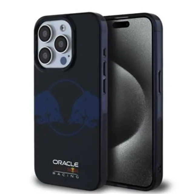 Red Bull PC/TPU Two Bulls Magsafe Case for iPhone 15 Pro Max Navy