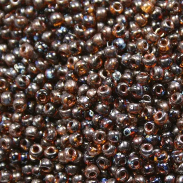 Χάντρα Miyuki Round Rocailles 8/0 - 4502 - Picasso Dark Amber ~25gr