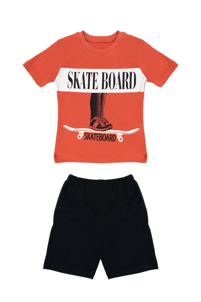 Σετ Ρούχων Kid Skate Board Κεραμιδί