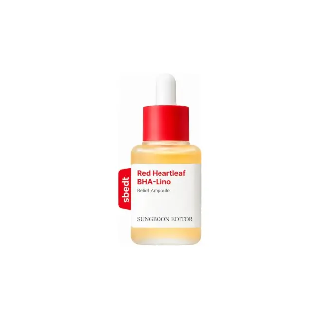 Sungboon Editor Red Heartleaf BHA-Lino Relief Ampoule Καταπραϋντική Αμπούλα Προσώπου, 40ml
