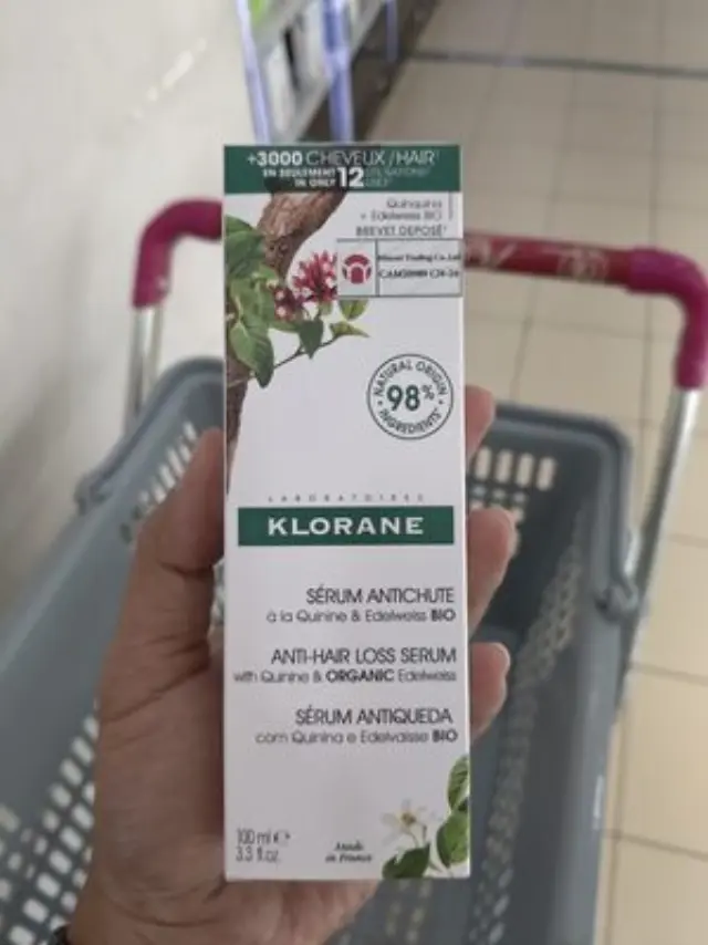 Klorane Serum Antichute A La Quinine & Edelweiss Bio Ορός κατά της Προοδευτικής και Αντιδραστικής Τριχόπτωσης, 100ml