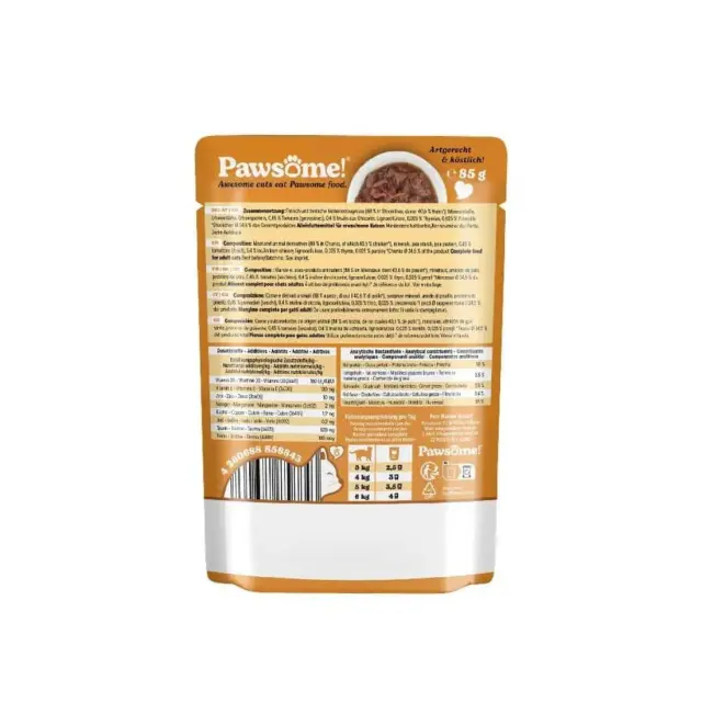 Pawsome Adult Κοτόπουλο 85gr 2