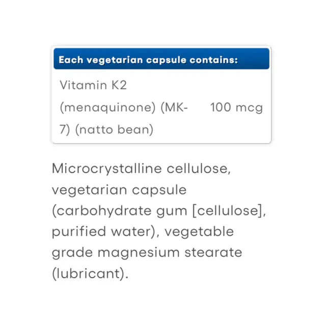 Natural Factors Vitamin K2 100 mcg 2