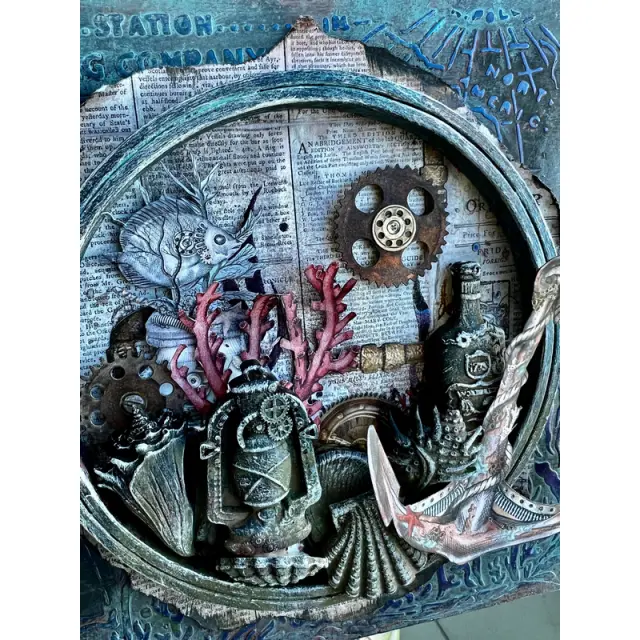 Καλούπι εύκαμπτο A4, 21x29cm, Stamperia, Songs of the Sea, Over the sea 2