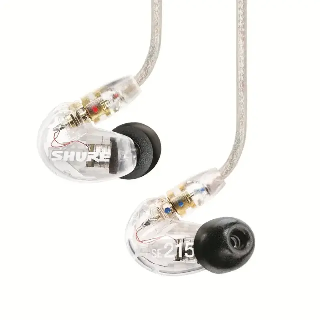Shure SE215-CL Pro Ακουστικά Ενός Δρόμου Διάφανα