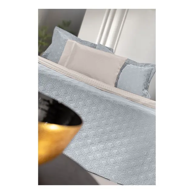 Σετ Κουβερλί King Size 3 Τεμαχίων Guy Laroche Honour Silver 240x250 3
