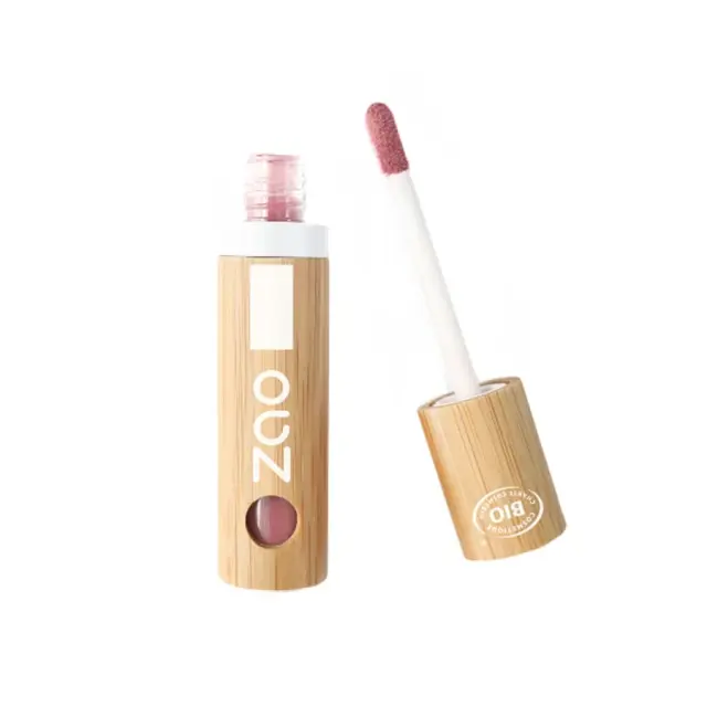 Zao Organic Color & Repulp Lip Oil – Βιολογικό lip balm με χρώμα για φυσικό όγκο - 041 Pink Nude