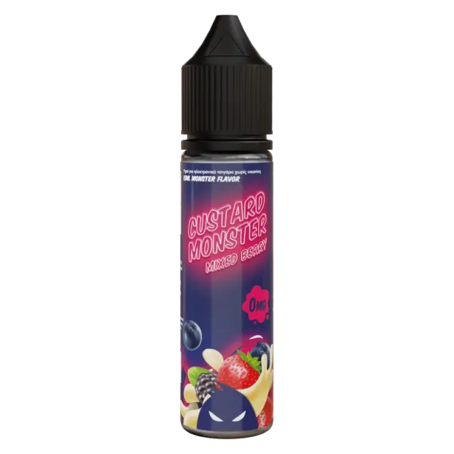 Mixed Berry Custard 15ml (60ml) - Monster Vape Flavorshots