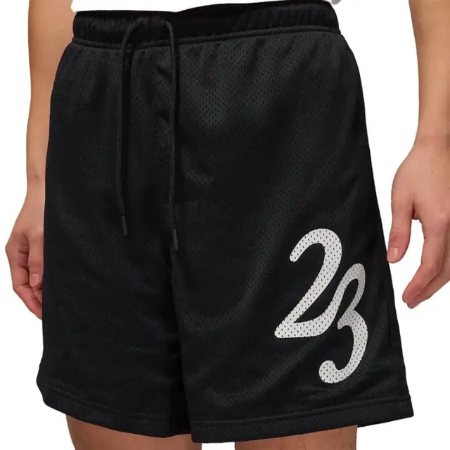 Jordan MVP Mesh Short ΠΑΙΔΙΚΗ ΒΕΡΜΟΥΔΑ (95D608-023) - Μαύρο - S 8-10 ετών
