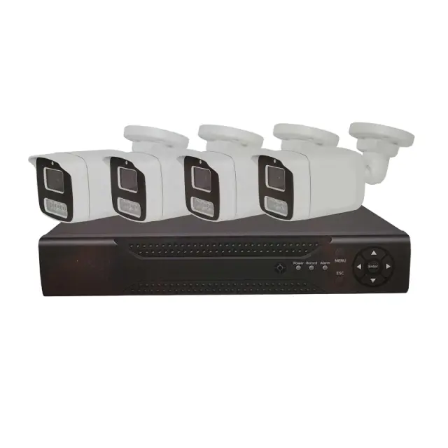 Καταγραφικό δικτύου με 4 κάμερες - CCTV Security Recording System - POE - 080050