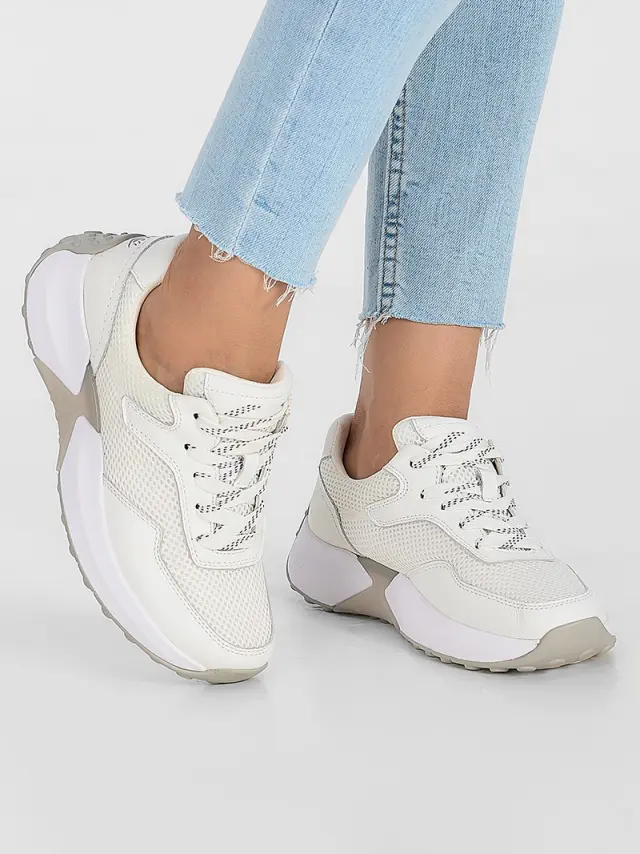 Gabor Sneakers Γυναικείο ύφασμα/δέρμα Nubuck Άσπρο GAB/86999 50-WEISS 2