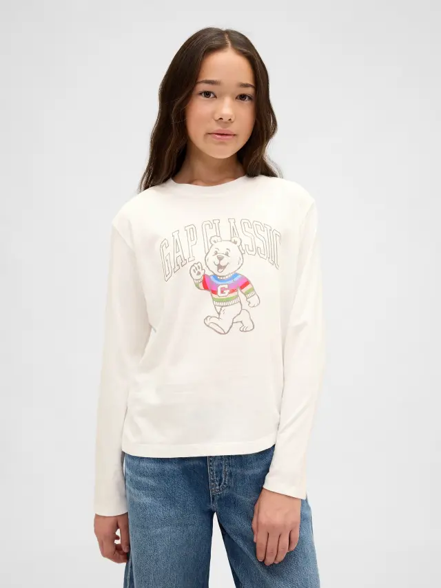 Παιδική Relaxed Graphic Logo Μπλούζα new off white
