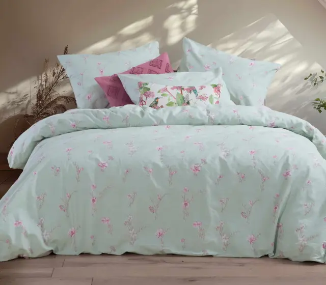 ΣΕΤ ΣΕΝΤΟΝΙΑ ΒΑΜΒΑΚΕΡΑ ΜΟΝΑ IRIDA 170X270 NEF-NEF HOMEWARE MINT
