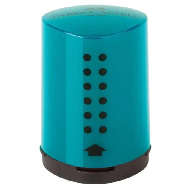 Ξύστρα Faber Castell Grip Mini Τιρκουαζ 183713