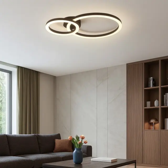 LED Φωτιστικό Οροφής 18Watt Μαύρο ZION 4000K IP20 VIV005041