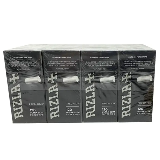 Φιλτράκια 5.7mm Ultra Slim Rizla CARBON Precision Συσκ. 20 τμχ