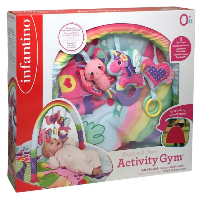 INFANTINO EXPLORE & STORE ACTIVITY GYM (GIRL -ΜΟΝΟΚΕΡΟΣ) 3