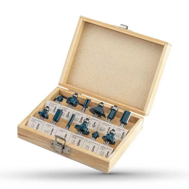 BORMANN Pro BHT1615 - BORMANN Pro BHT1615 Σετ Φρέζες Ρούτερ 12Τεμ 6mm (054672) 2