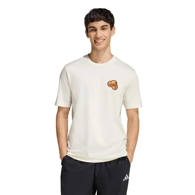 adidas Sportswear Men's Snack Bubble Gum Graphic Tee Εκρού KD3934 (adidas Sportswear)
