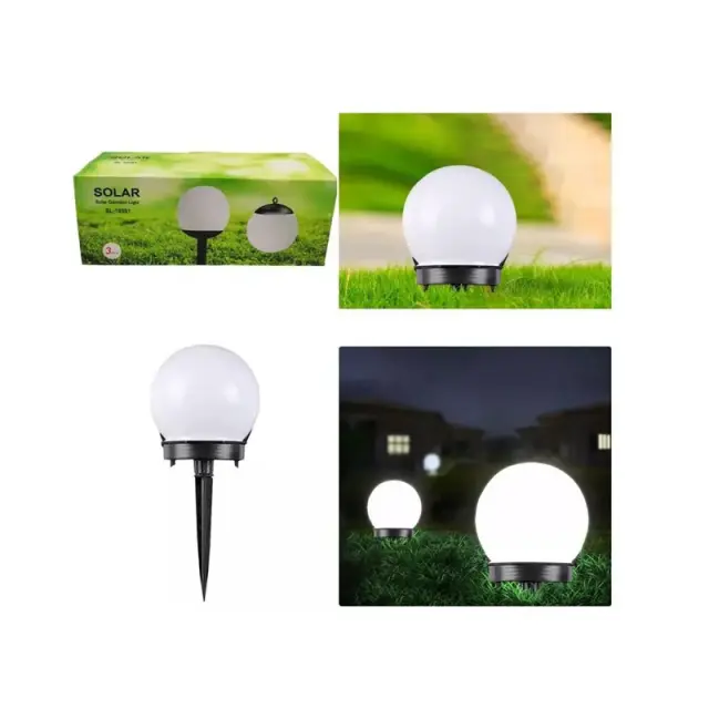 Ηλιακό φωτιστικό κήπου RGB 3τμχ – Solar Garden Light -SL-10591