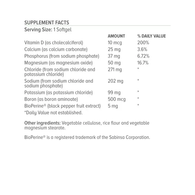 Natural Vitamins Electrolyte Formula Σύμπλεγμα Ηλεκτρολυτών 50 φυτικές κάψουλες 3