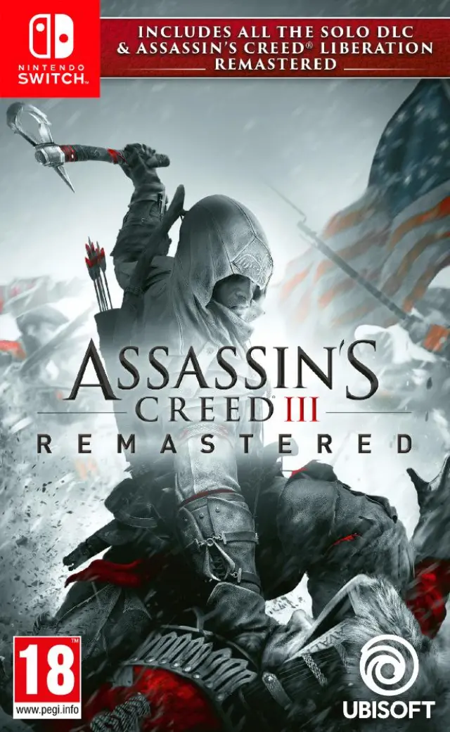 NSW Switch Assassins Creed III (3) AND Liberation HD Remaster
