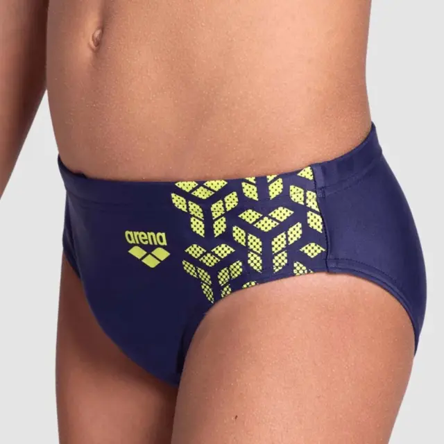 Arena Boy's Kikko V Graphic Swim Briefs Slip Μπλε Σκούρο 006722-760 (Arena) 3