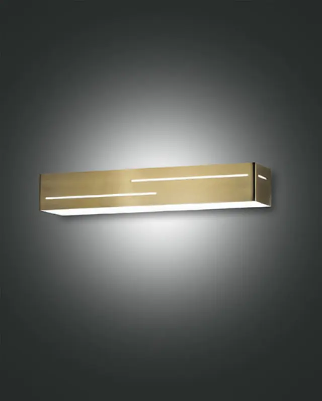 Banny 3618-21 φωτιστικό απλίκα 31cm Σατινέ ορείχαλκος