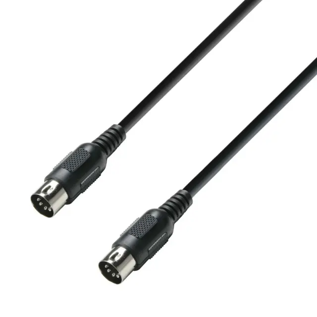 Adam Hall K3MIDI0075BLK 3Star Series Καλώδιο MIDI 0.75m Μαύρο