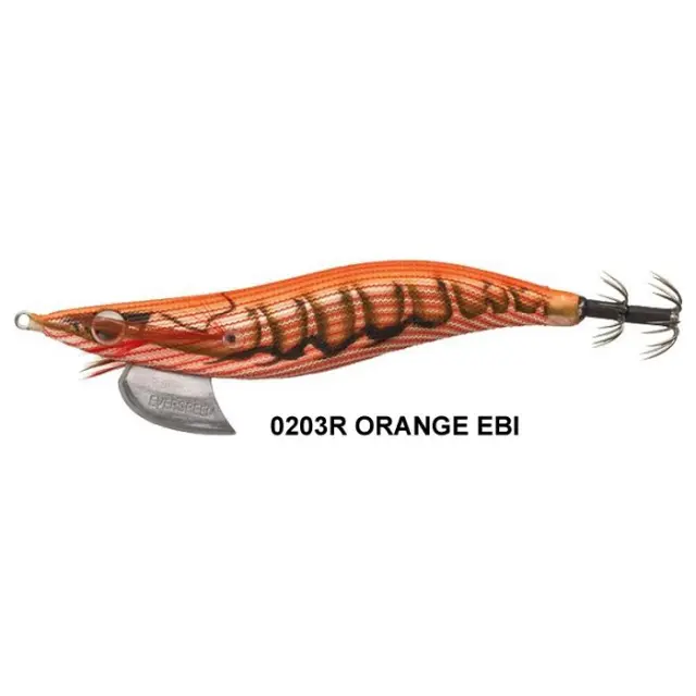 ΚΑΛΑΜΑΡΙΕΡΑ Evergreen Egi Bancho D FAST SINKING 0204S ORANGE AJI (SILVER) 3