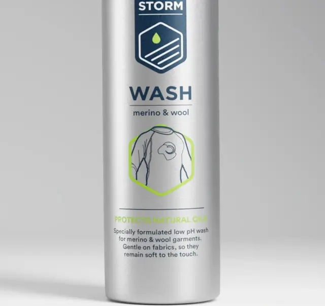 Υγρό Απορρυπαντικό Μάλλινων Merino & Wool Wash (Wash In) 225ml Storm Care - S51106 2