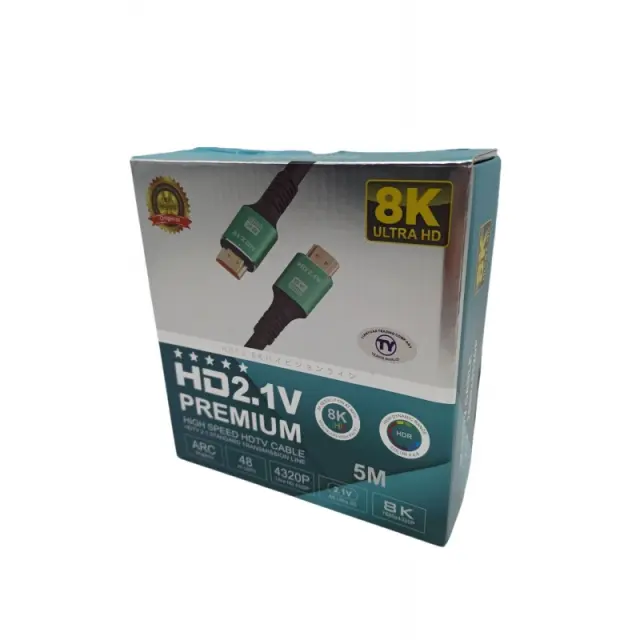 Καλώδιο Jasper HDMI 2.1 8K Ultra HD CCA 4320p HDR 48Gbps 5m 2