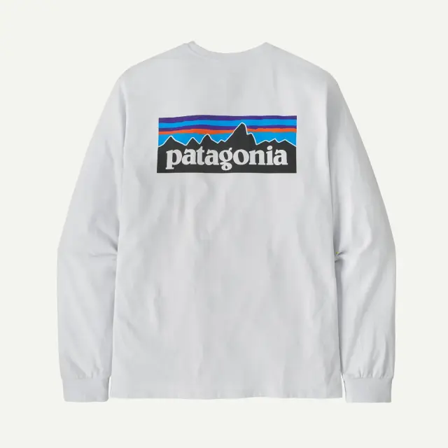 Patagonia Ανδρικό Συνθετικό Μακρυμάνικο Regular Fit White - Large