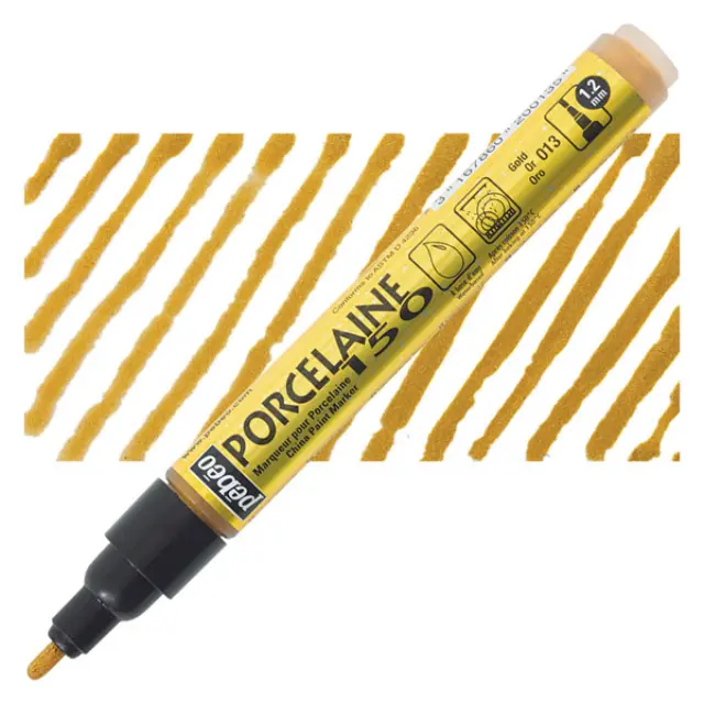 Pebeo Porcelaine Μαρκαδόρος Πορσελάνης - 13 Gold 1.2mm