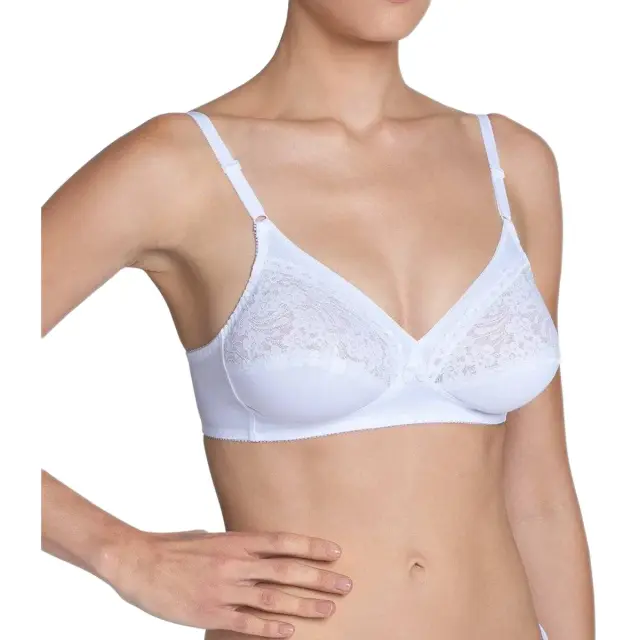 Triumph Γυναικείο Σουτιέν Formfit N Χωρίς Μπανέλα με Δαντέλα, Χρώμα Λευκό - 75B