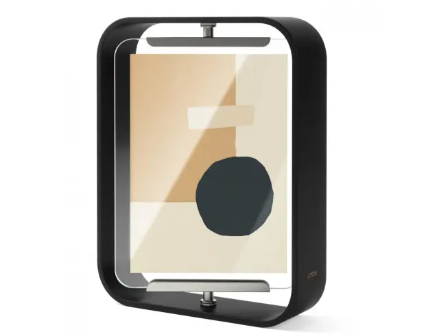 Κορνίζα Bellwood Umbra 2 όψεων, με διαστάσεις 16x5x22cm και διαστάσεις φωτογραφίας 10x15cm - Black1022813-040