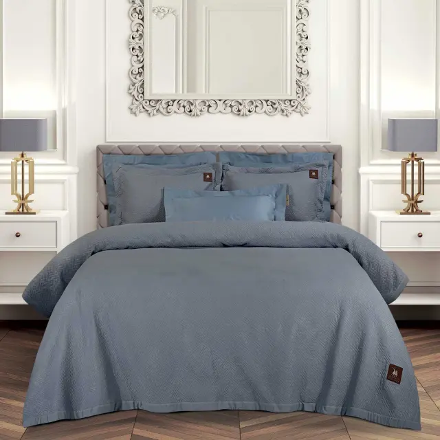 Κουβερλί 240x250 King Greenwich Polo Club Essential 4449 Purple 100% Microsatin