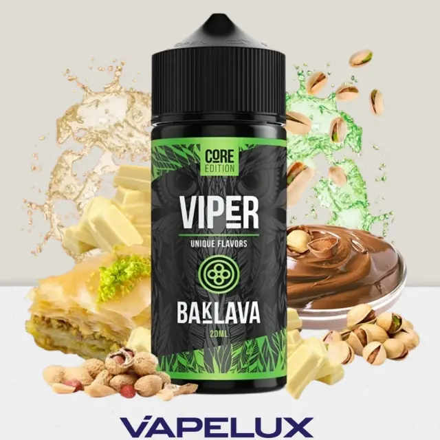 Viper Core Edition Flavor Shots Baklava 20ml to 120ml