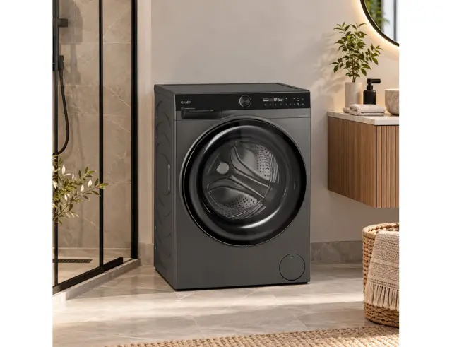 Πλυντήριο ρούχων Slim Candy ProWash 700 BS 48SB6G-S με Wi-Fi, Bluetooth, χωρητικότητα 8kg, 1400rpm και ενεργειακή κλάση A - Polar Night Grey31020495