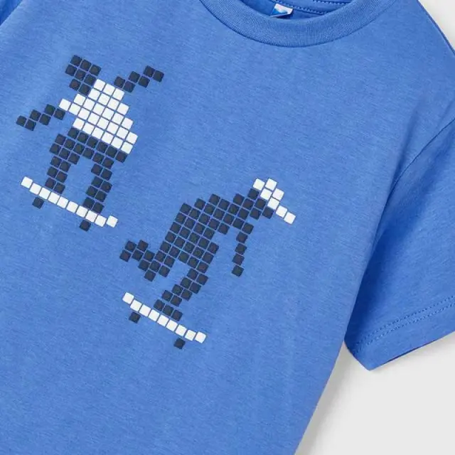 Mini 2 έως 10 ετών Μπλούζα διαδραστική QR Better Cotton ριβιέρα 2