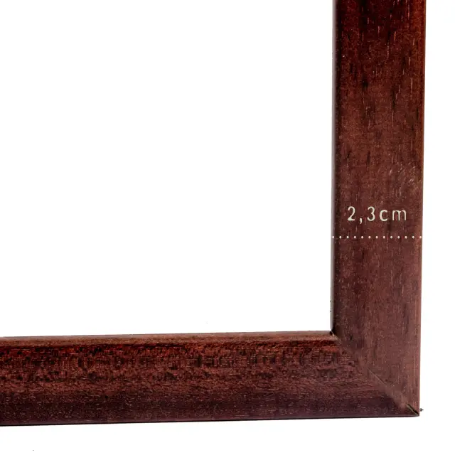 κορνίζα ξύλινη για πτυχίο δίπλωμα κ.λ.π 29,7X42cm - Α3 χρώμα καφέ καρυδιάς  Κ41/67 3