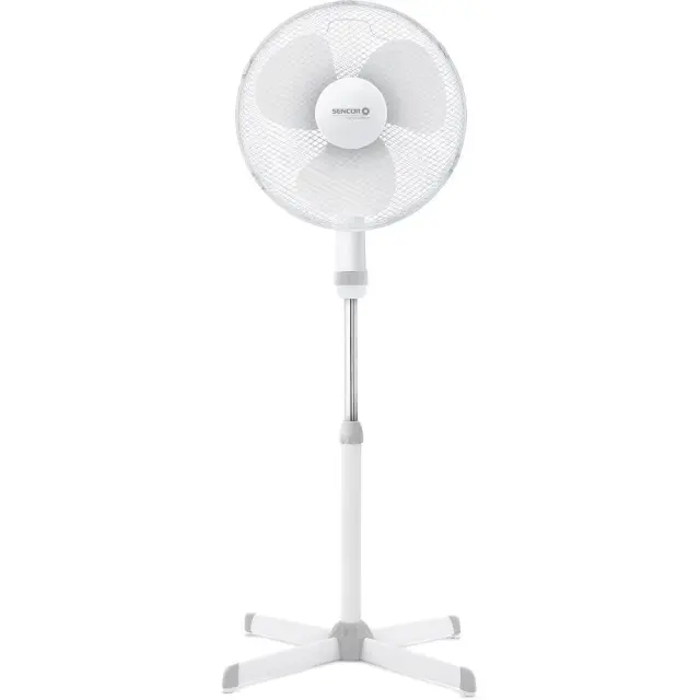 Ανεμιστήρας Δαπέδου Sencor SFN 4047WH-EUE3 50W 3 Ταχυτήτων Διάμετρου 40cm Λευκός